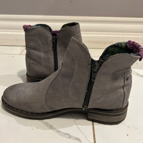 Women’s Josef Seibel Grey Ankle Boots Sz 8 - Picture 4 of 7